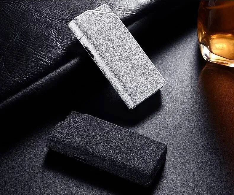 Двойной дуги плазменная Зажигалка Электронные USB зажигалки для курение сигар ветрозащитный перезаряжаемый прикуриватель в виде курительной трубки