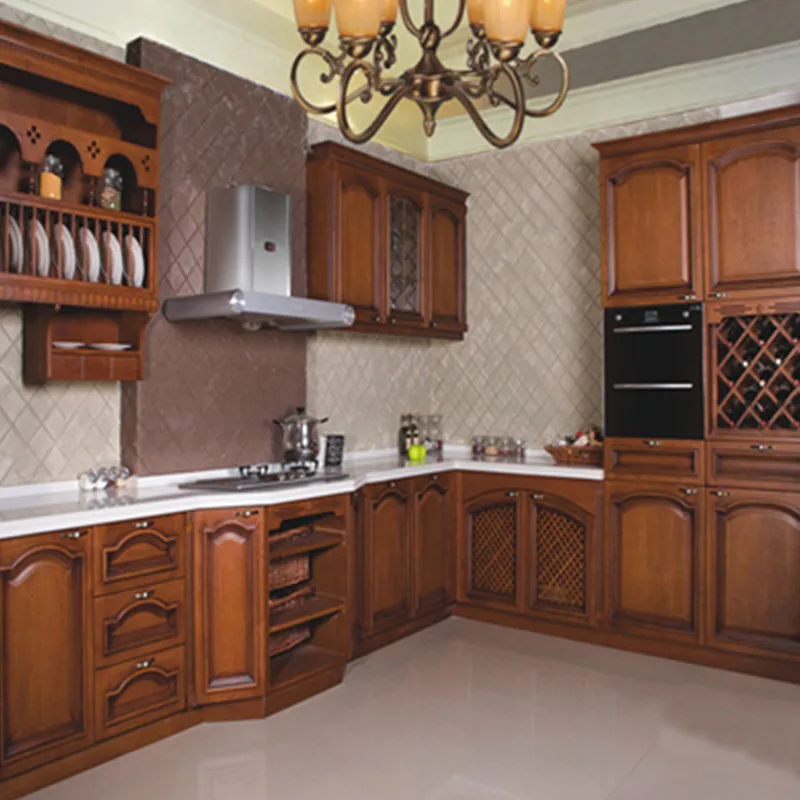 Горячая продажа твердой древесины кухонный шкаф дизайн|wood kitchen cabinets|solid wood cabinetssolid