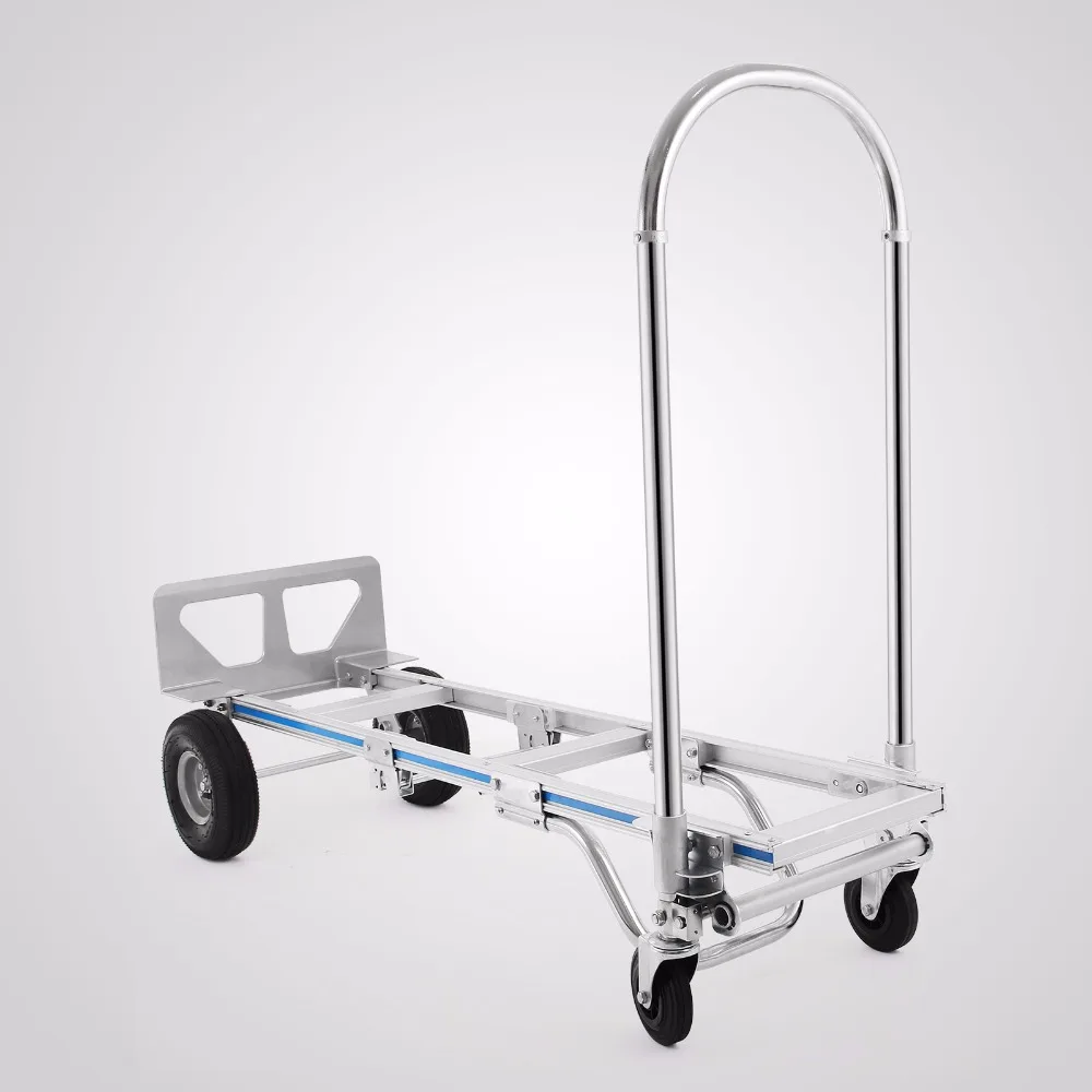 2 в 1 Алюминиевый ручной грузовик/тележка и утилита сверхмощный Объем 880lb|utility