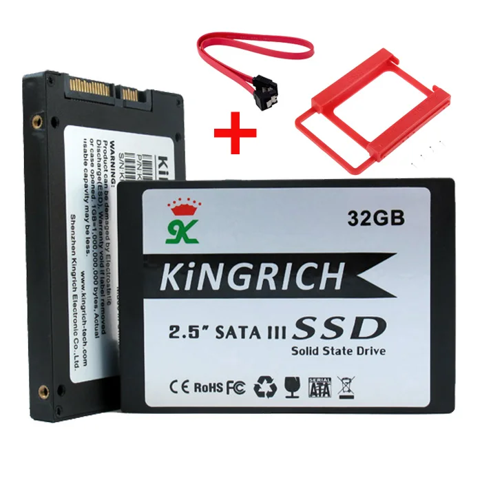 KINGRICH 2.5 &quotSATA III HD SSD 32 ГБ SATA3 ТВЕРДОТЕЛЬНЫЙ Диск жесткий диск MLC Флэш Памяти Для