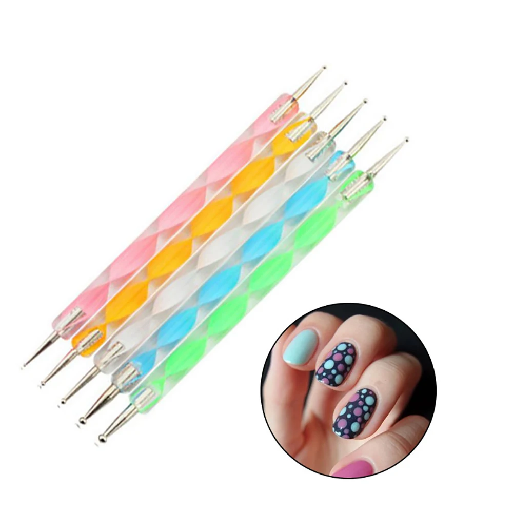 37Pcs/Set Nail Art Tool Set Professional DIY Rhinestone Decoration Brushes Painting Manicure Kit | Красота и здоровье