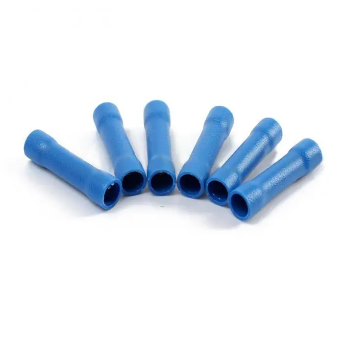 Insulated Straight Long Wire Butt Connector Electrical Crimp Terminals CLH@8