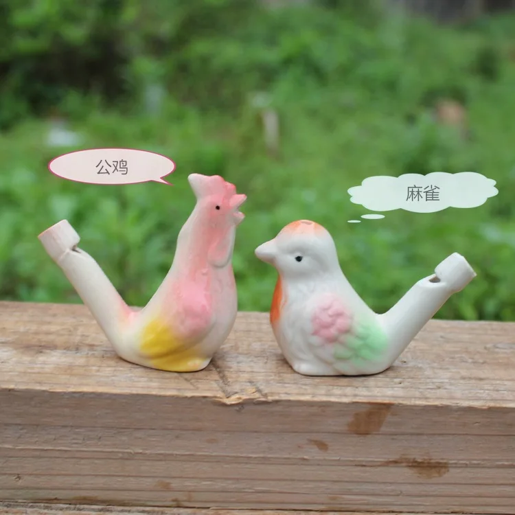 200 шт. Новое поступление водяной свисток для птиц глина керамический