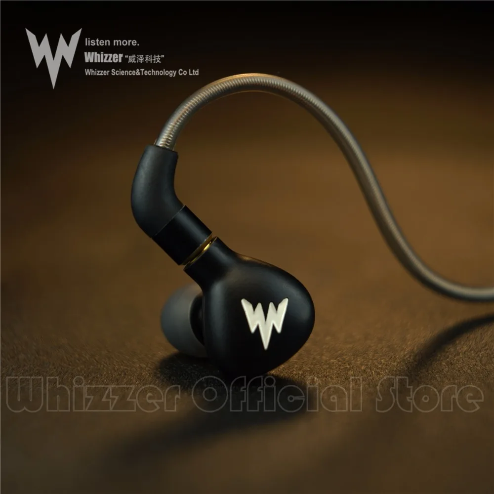 Whizzer A15 Pro HIFI наушники 1DD Hybrid IEM технология в уши с MMCX сменный кабель дизайн корпус из алюминиевого сплава