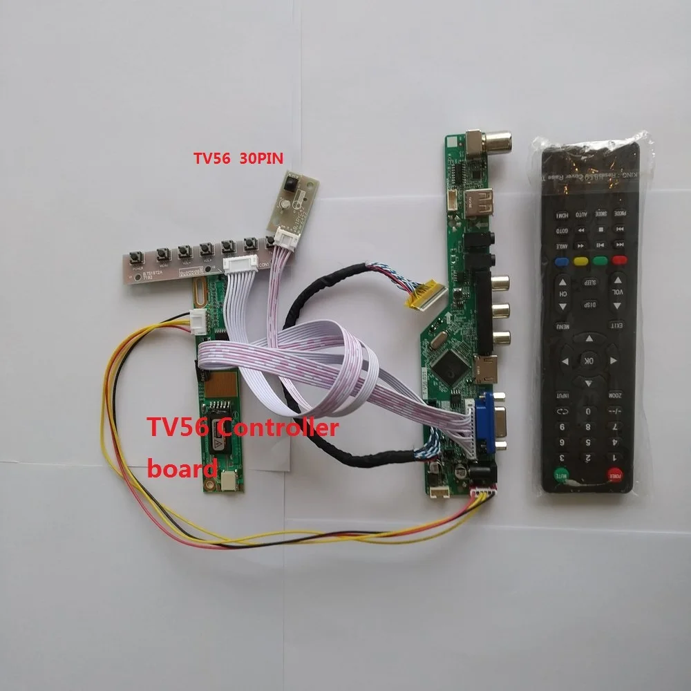 

for HSD100IFW1 CVBS 10.1" 30pin kit USB TV DIY AV LCD Controller board VGA HDMI-compatible 1024X600 Screen Panel LED LVDS