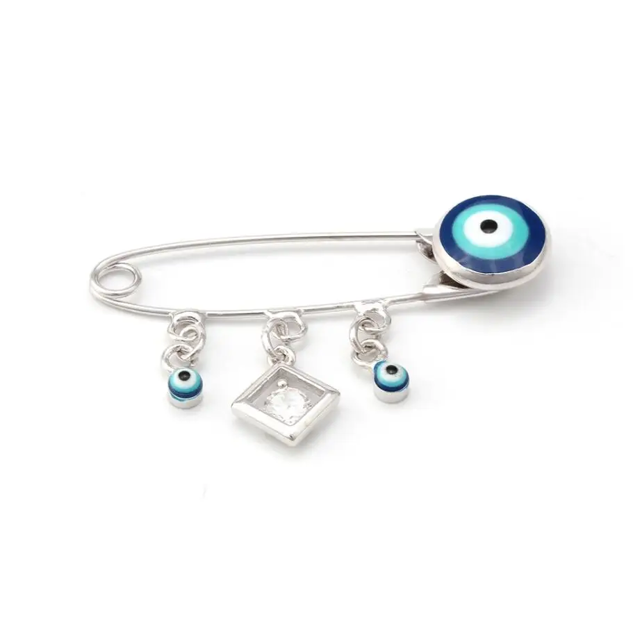 Lucky Eye, золотой цвет, сглаза, очаровательная брошь и булавка, простая Хрустальная Брошь для женщин, мужчин, ювелирное изделие, кристалл, пряжка, клипсы EY6185 - Окраска металла: 09