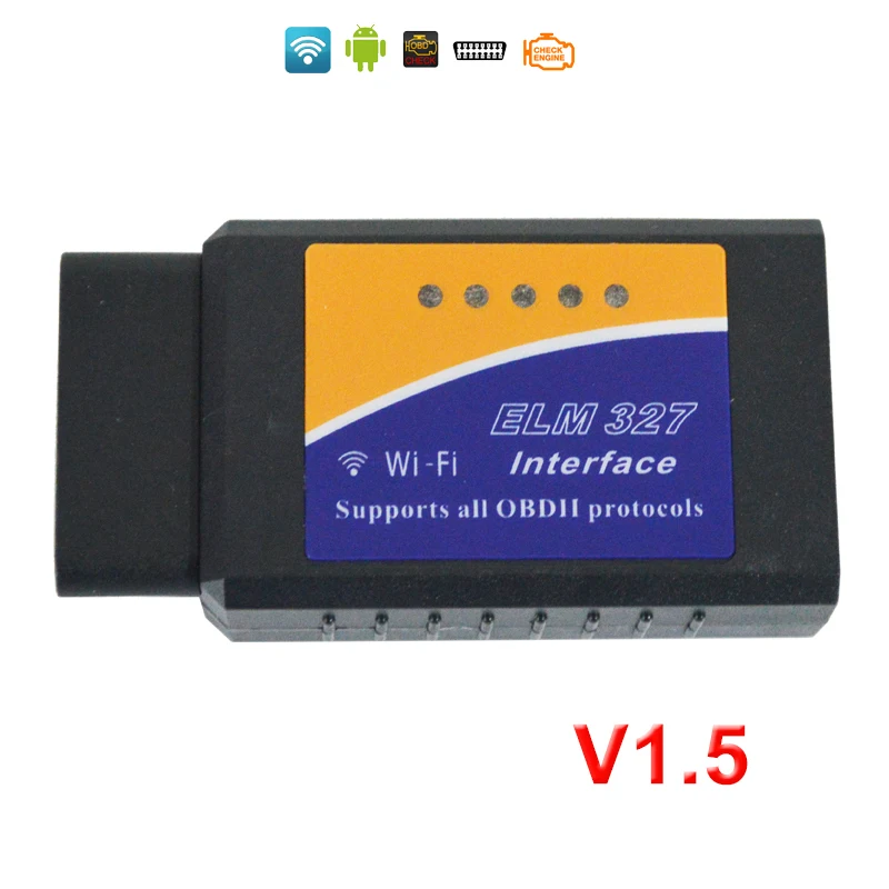Viecar Obd2 разъем для сканера Wifi/Bluetooth Mini Elm327 V1.5 IOS/Android автоматический