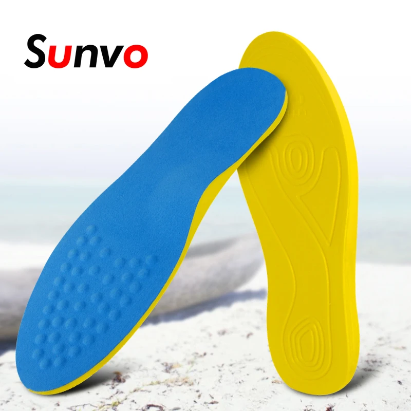 

Sunvo PU Orthotic Insoles Heel Varus O/X Leg Corrector Foot Arch Support Cushion Pain Relief Massage Pads for Men Women Inserts