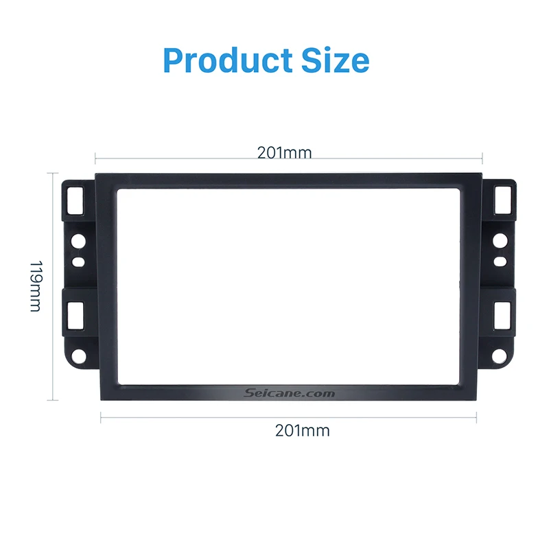 Автомобильная рама Seicane Fascia ДЛЯ 2006 2011 Chevrolet Lova Captiva Gentra Aveo Epica 2DIN|radio frame|car radio framecar