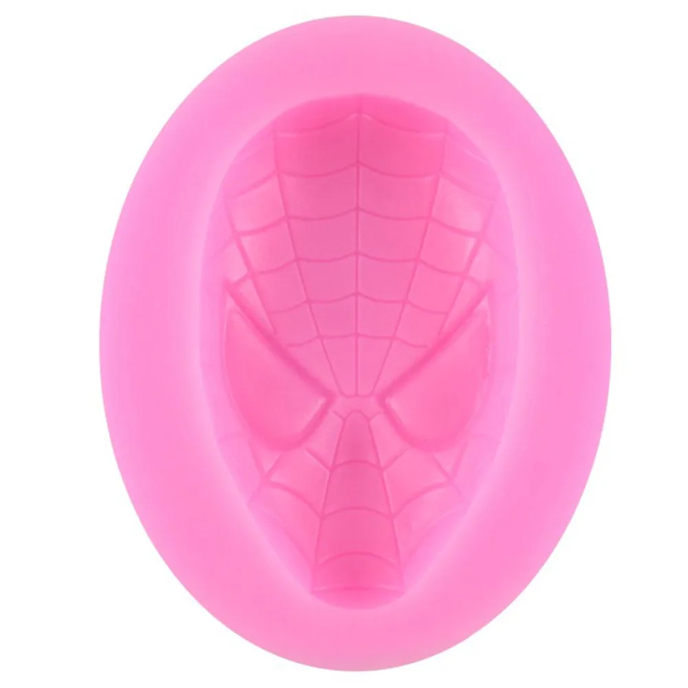 Новая голова человека-паука помадка шоколад из силиконовой формы формочка для выпечки украшения формы A1631