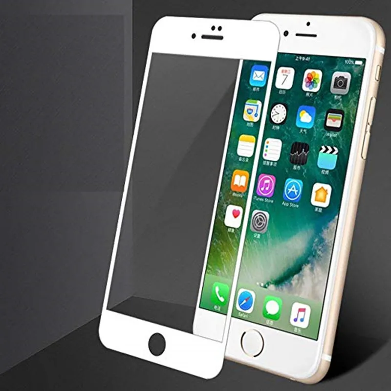 Защитное стекло 9D для iPhone 7X6 6S Plus закаленное защитная пленка XS Max XR 8 Plus|Защитные