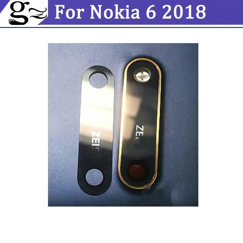 1 шт. для Nokia 6 2018 задняя камера стеклянная крышка объектива Nokia6 замена сотового