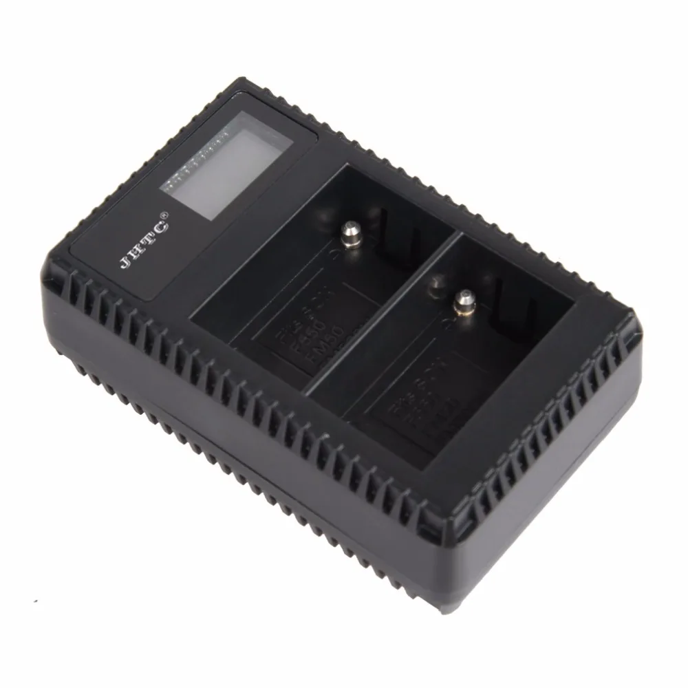 LCD Dual Slot Li-ion Battery Charger For Sony NP-F550 NP-F960 NP-F970 NP-FM50 NP-FW50 NP-BX1 Olympus Li40B Li-42B | Электроника