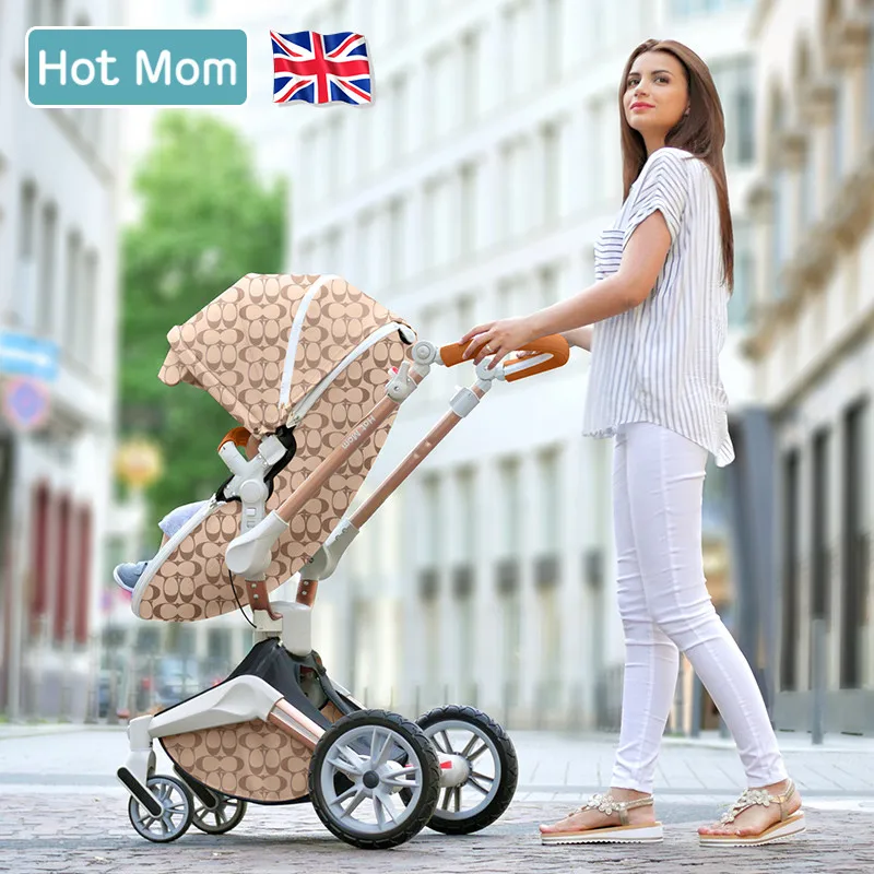 Детская коляска Hotmom 2 в 1 с возможностью поворота на четыре колеса | Мать и ребенок