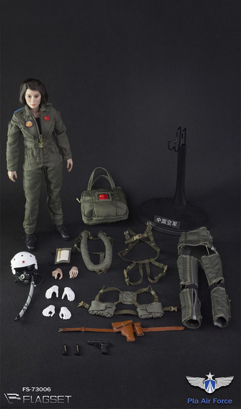 1/6 масштаб, FS-73006, китайские ВВС, Женская фигурка пилота, игрушка, кукла, игрушки, подарок для коллекции