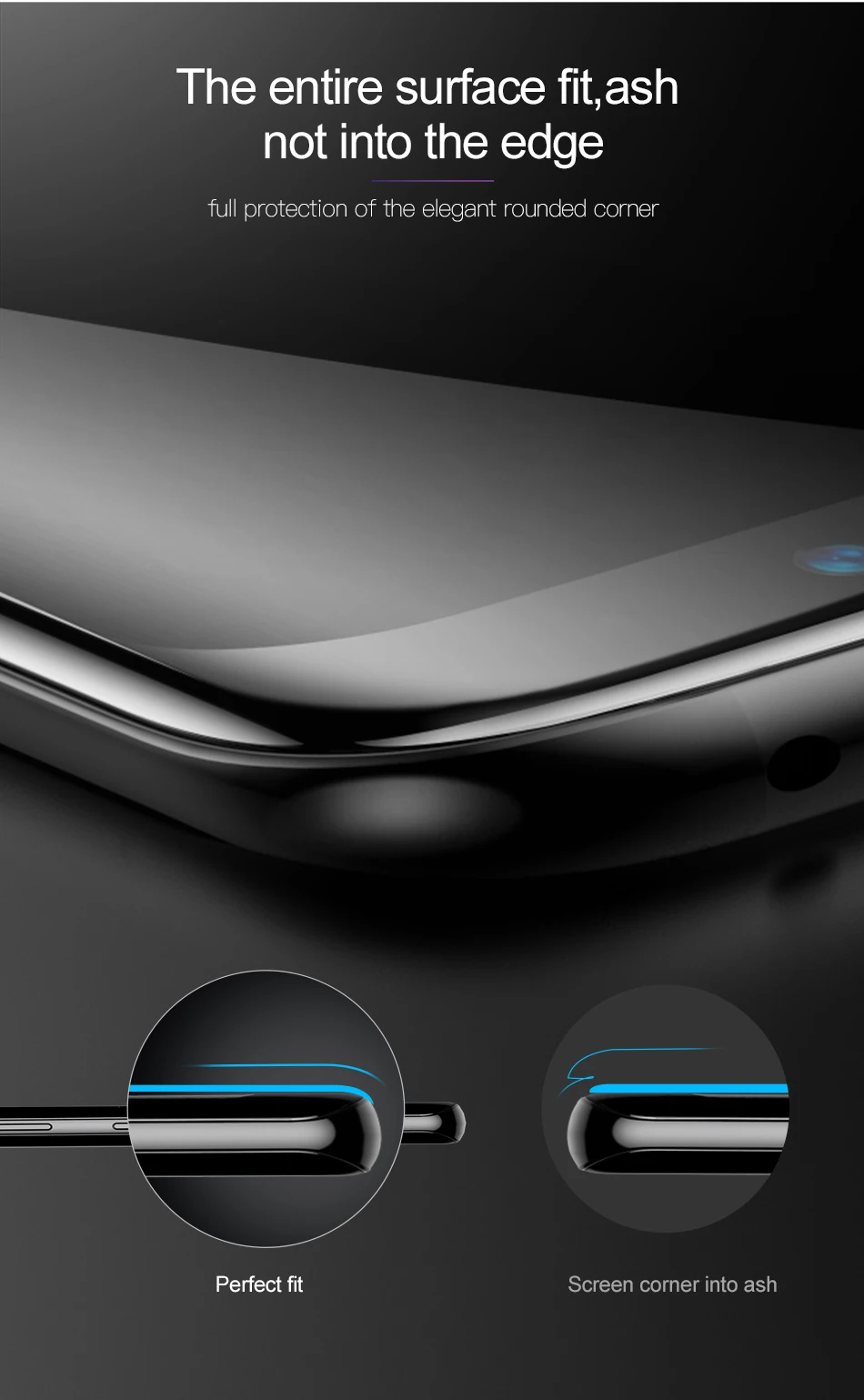 2 шт./лот 5D полный изогнутое закаленное Высокопрочное Стекло для samsung S10 S10Plus S10E S8 S8plus S9 S9Plus Note8 Note9 Экран протектор