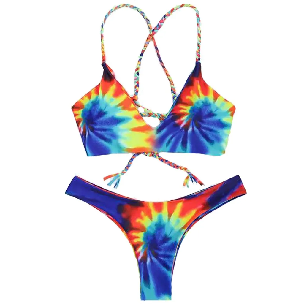 SAGACE комплект из двух предметов сексуальное бикини с принтом подкладкой