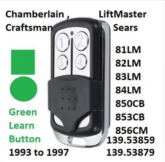 Пульт дистанционного управления для гаража Sears Liftmaster 81LM 82LM |