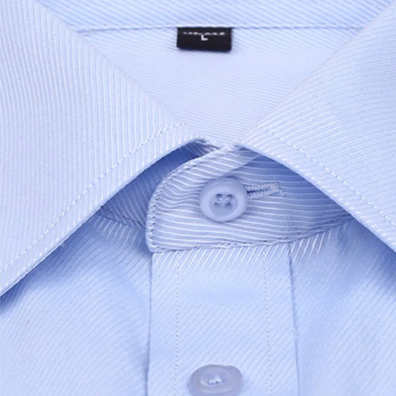 Мужская Однотонная рубашка с длинным рукавом классическая сорочка для свадьбы