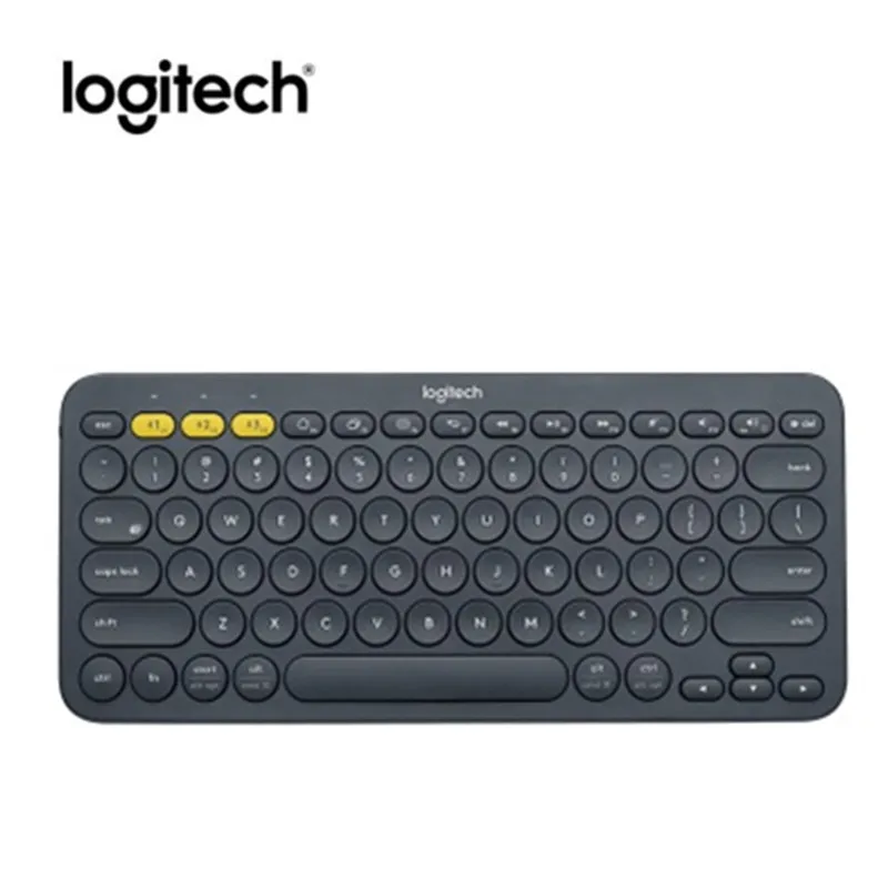 Миниатюрная беззвучная компьютерная клавиатура Logitech K380 с множеством устройств и