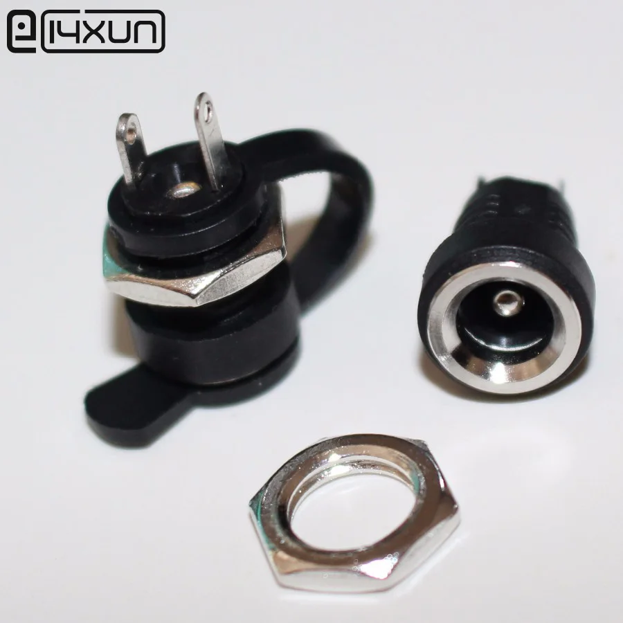 10 комплектов DC022B 5 5*2 1/5 5x2 1 мм разъем питания постоянного тока/коннектор тока для