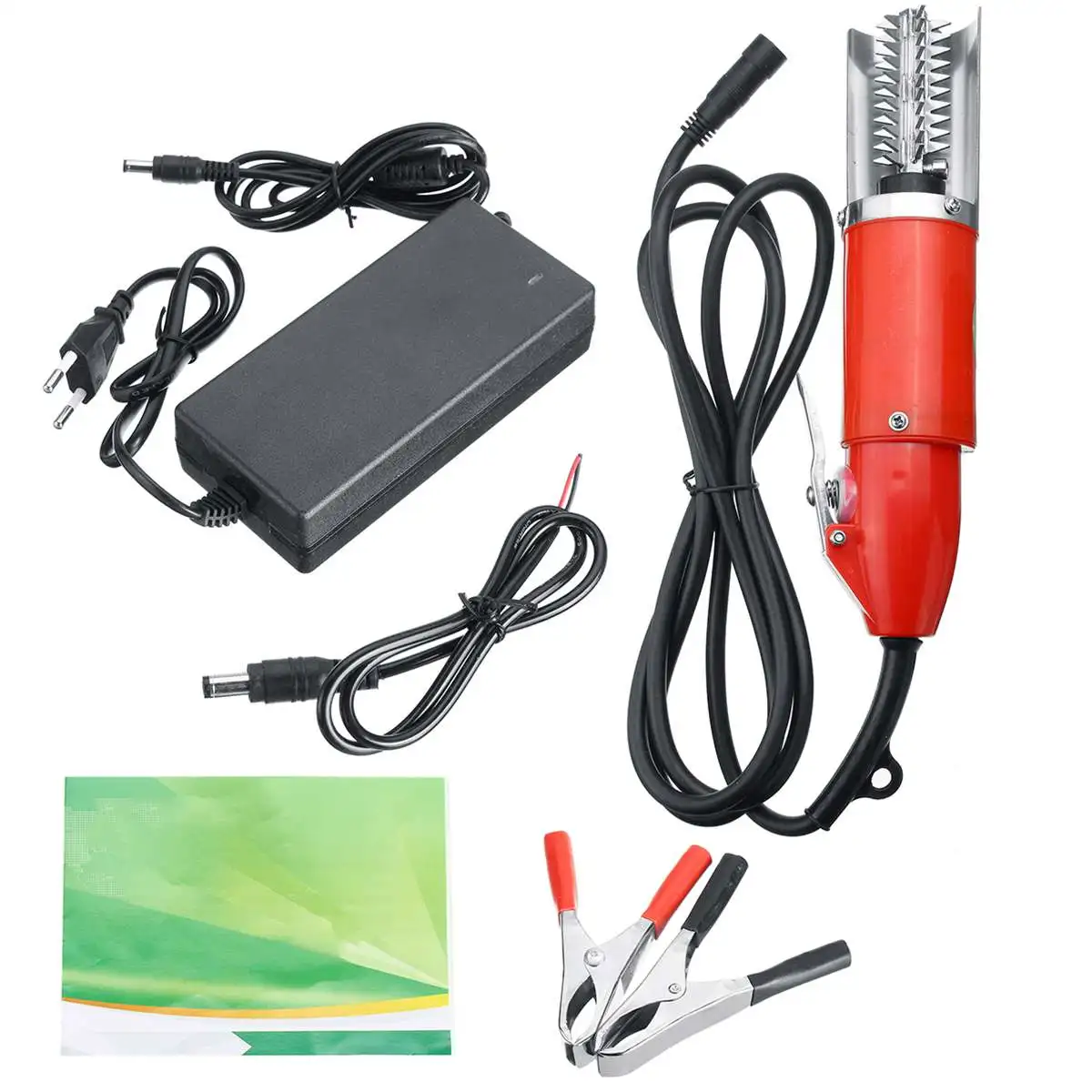 

Charging Adapter 120W Waterproof Electric Fish Scale Scraper Easy Fish Stripper Scale Remover Cleaning Seafood Tool