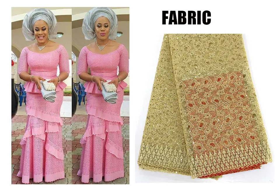 2017 модная африканская Женская кружевная юбка Bazin Riche большого размера комплект из