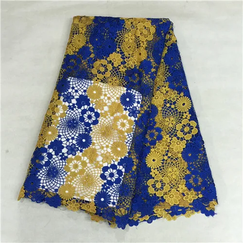 Высокий класс нигерийской свадьбы Африканский Кружево Ткань гипюр шнур для