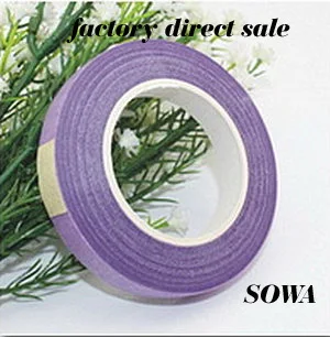 

Hot Sale Light Purple Size12mm Length 30 Yard Paper Tape For Nylon Stocking Flower And Butterfly Wedding Decoration(5pcs/lot)