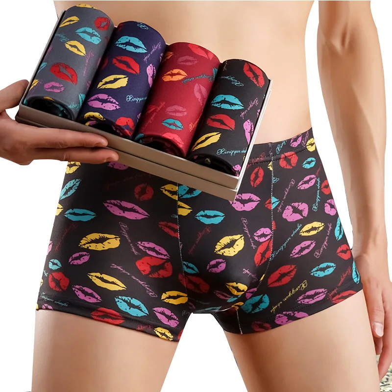 2019 Новое Брендовое нижнее белье трусы боксеры хлопковые Cueca мужские шорты с