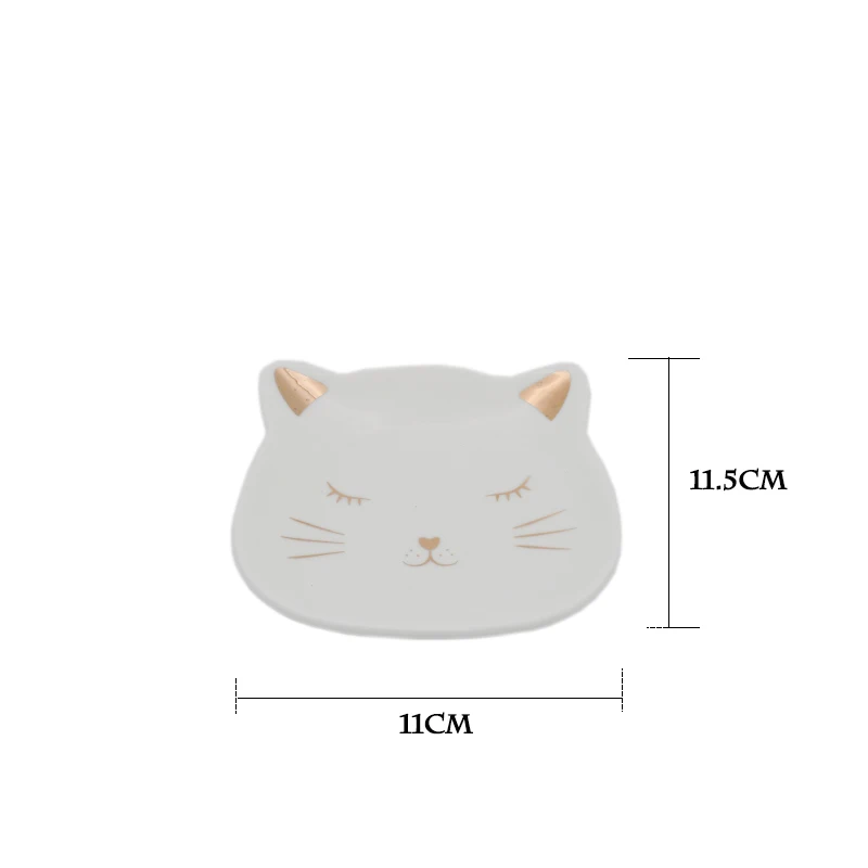 Креативный милый декоративный поднос для хранения ювелирных изделий в форме