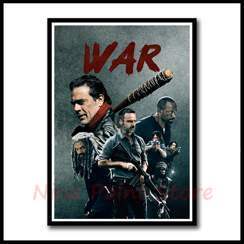 The Walking Dead Сезон 8 классический фильм белая бумага с покрытием фильм плакаты настенные картины для гостиной Декор бескаркасные