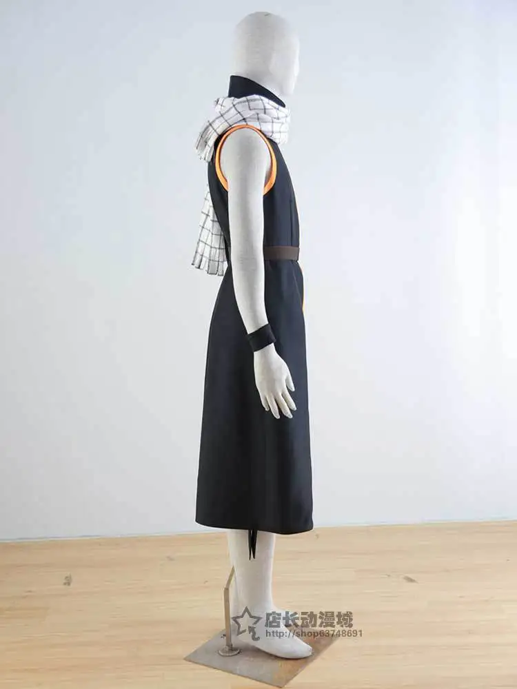 Косплей Этерия Нацу драгнееля из аниме Фея хвост костюм унисекс 5 в 1 пальто +