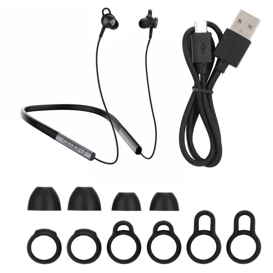 JH-ANC 10 Беспроводные спортивные наушники Bluetooth 4 2 с турбо-шейным креплением
