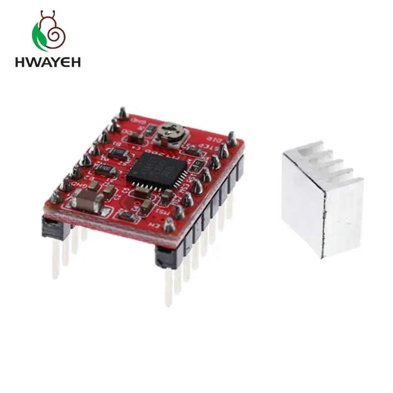 5 шт. модуль драйвера шагового двигателя Reprap A4988 с радиатором совместимый Ramps 1