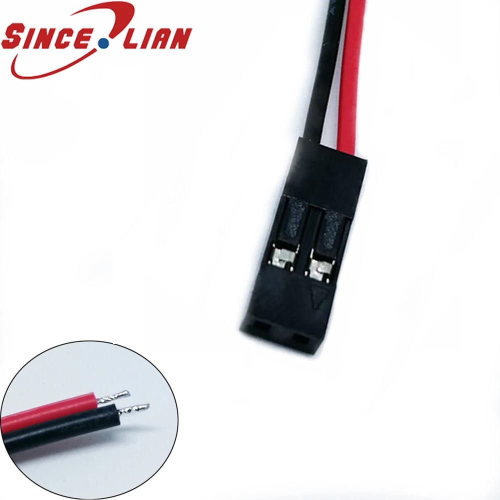 SINCILIAN 100 шт. соединительный провод Dupont Line 10 см с одной головкой 2 54 мм 1Pin 2Pin кабель