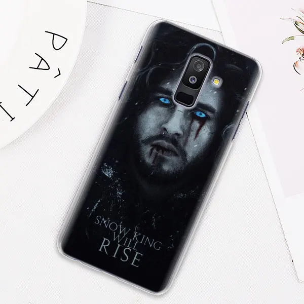 09 Чехол для телефона с изображением игры трона для samsung Galaxy J4 J6 Plus J3 J7 J8 C2 Core J5 J7 Prime, Жесткий Чехол из поликарбоната - Цвет: 09