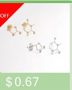 Oly2u Новая мода Дэн Jewelry Серьги для женщин brincos ДНК наука Стад Серьги букле d'oreille