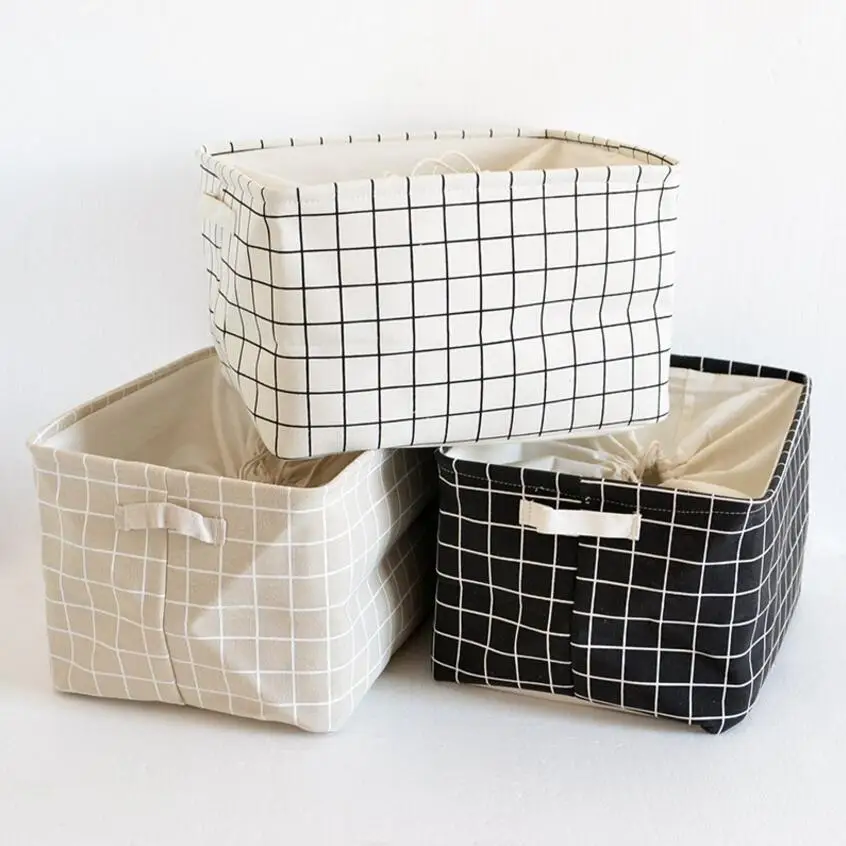 Новая тканевая складная корзина для грязного белья хранения одежды органайзер