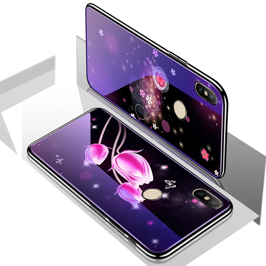 Для Xiaomi Redmi Note 5 Чехол Snapdragon636 закаленное стекло Мягкий ТПУ Рамка защитный чехол