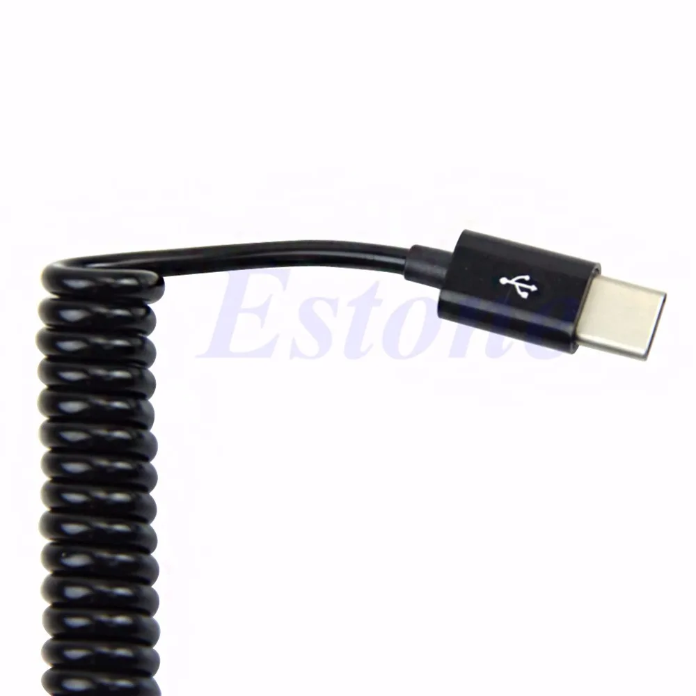 Черный/белый USB 3. 0 Type-C флуоресцентный спиральный штекер-штекер для Nokia N1 Macbook C26 |
