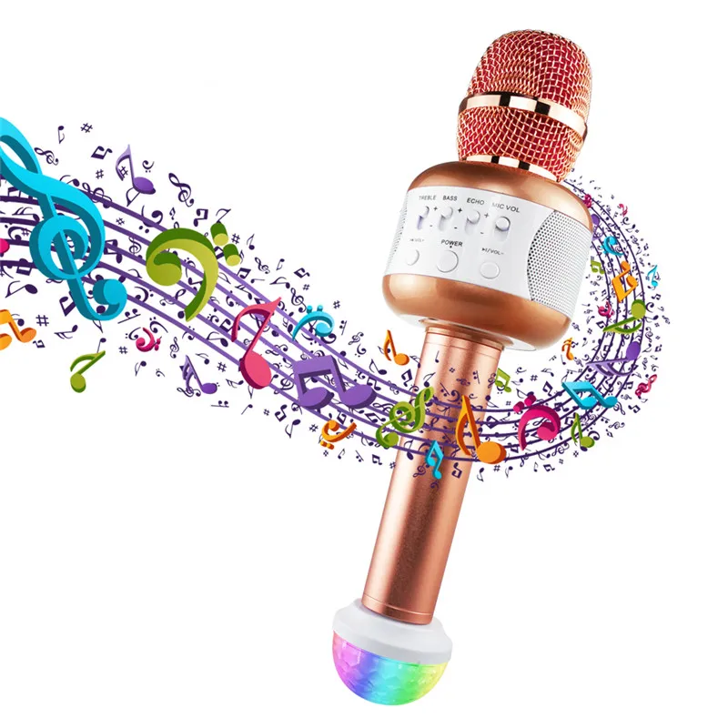 Bluetooth караоке микрофон Беспроводной Динамик музыкальный плеер КТВ пение ручной