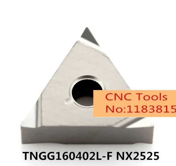 TNGG160402L F/TNGG160402R F/TNGG160404L F/TNGG160404R F NX2525 твердосплавные вставки для токарного