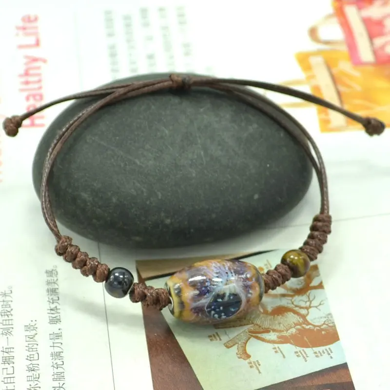 A103 BIGBING Jewelry Fashion Handmade Mixed Natural Color Charm Ceramic Beads Bracelet Women | Украшения и аксессуары