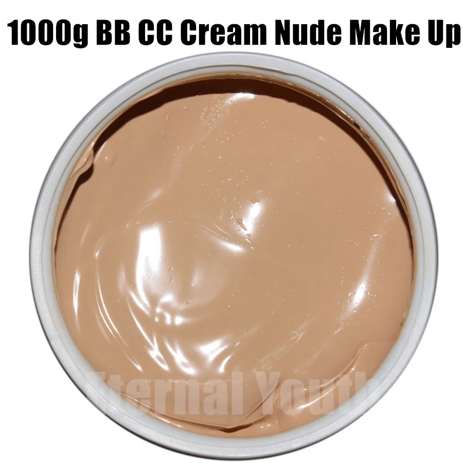 Nourishments CC BB Cream 1000g Nude Makeup Concealer Isolation Whitening Moisturizing Cosmetics Beauty Salon Care Equipment OEM