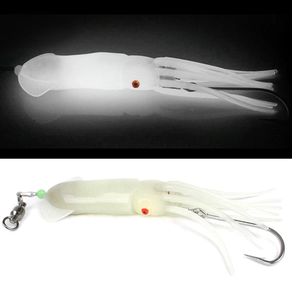 12 см яркие светящиеся светодиодный свет для ловля рыбы на блесну Deep Sea