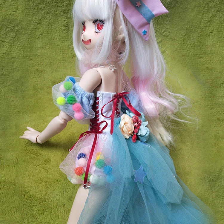 1/3 1/4 1/6 BJD SD кукольные ткани Сладкая Лолита платье для 1/3 1/4 1/6 тонкий bjd кукольная одежда