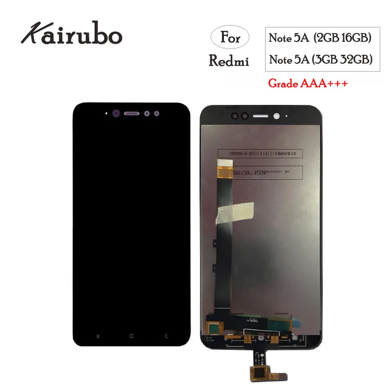 5 ''сенсорный экран дигитайзер стекло + ЖК дисплей в сборе для Xiaomi Redmi Note 5A MDG6 /