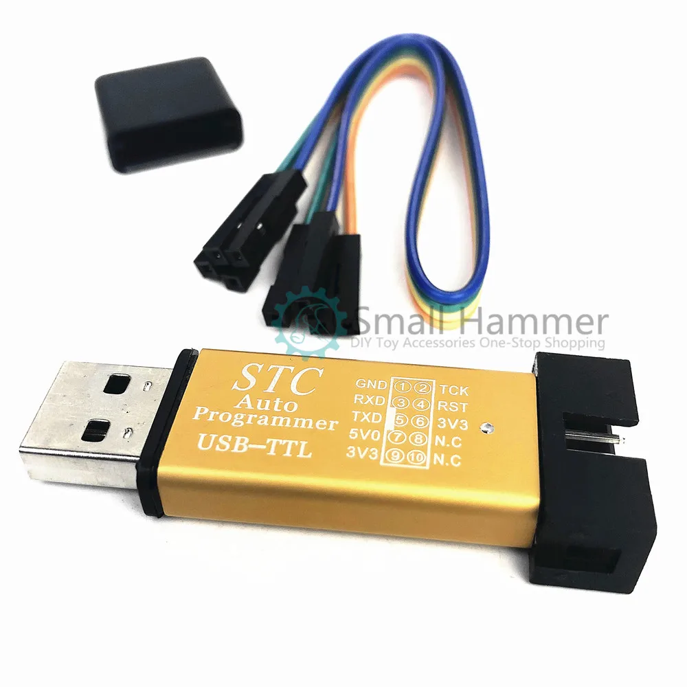 STC 5 го поколения автоматический программатор с одним чипом USB для