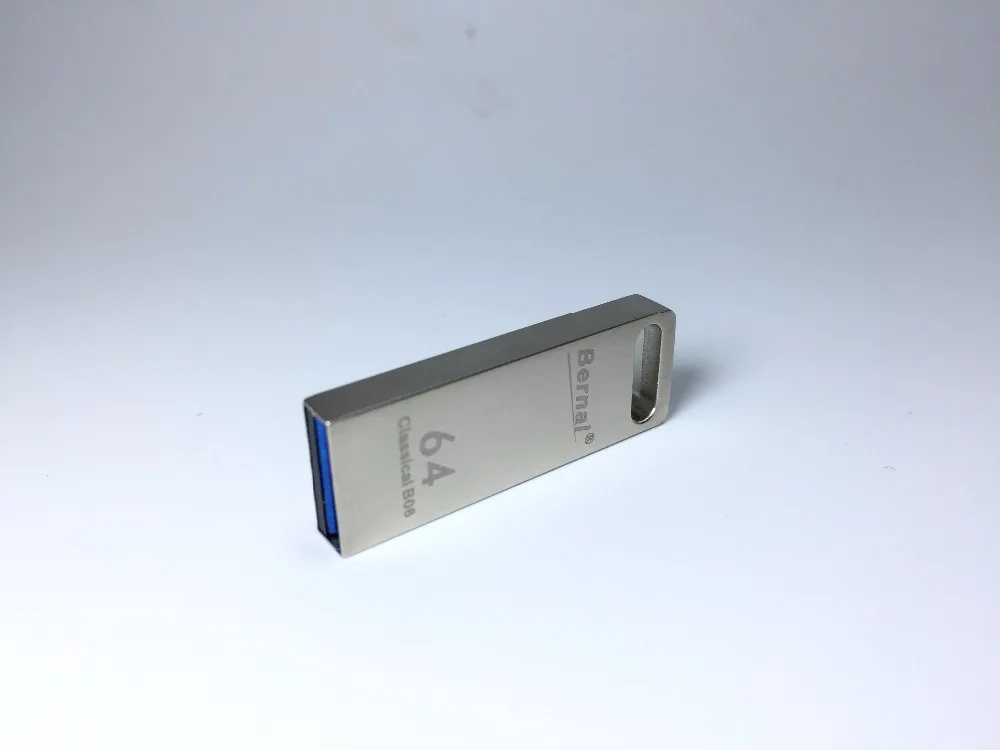 Bernal металлический usb 3 0 флэш-накопитель 8 ГБ 16 32 64 высокоскоростной бесплатная